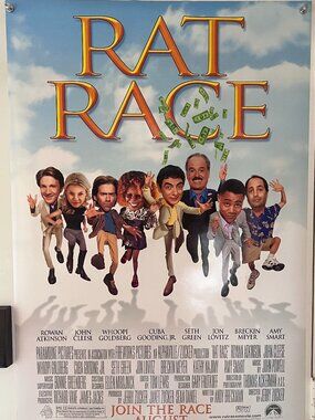 RAT RACE (2001) - ORIGINAL DOUBLE SIDED MOVIE POSTER